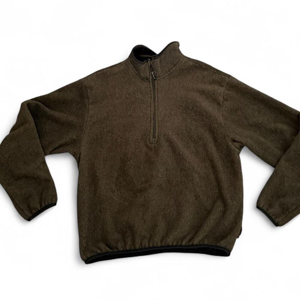 Woolrich Men's Green Fleece Jacket - Size Large